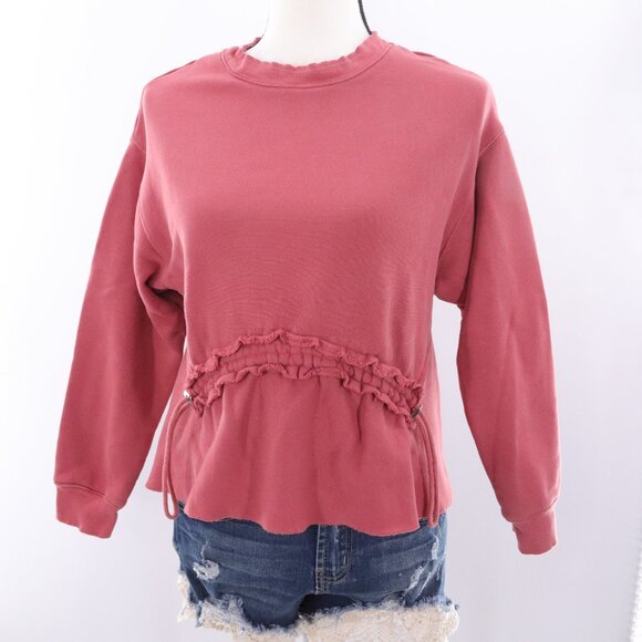 Current/Elliott | Crewneck Pullover Sweatshirt 0 - Picture 2 of 7